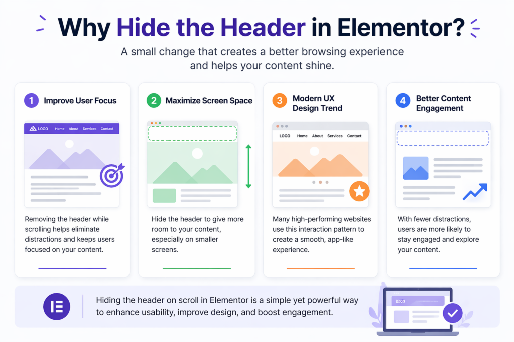 How to Hide Header in Elementor WordPress Easily-Why Hide the Header in Elementor?