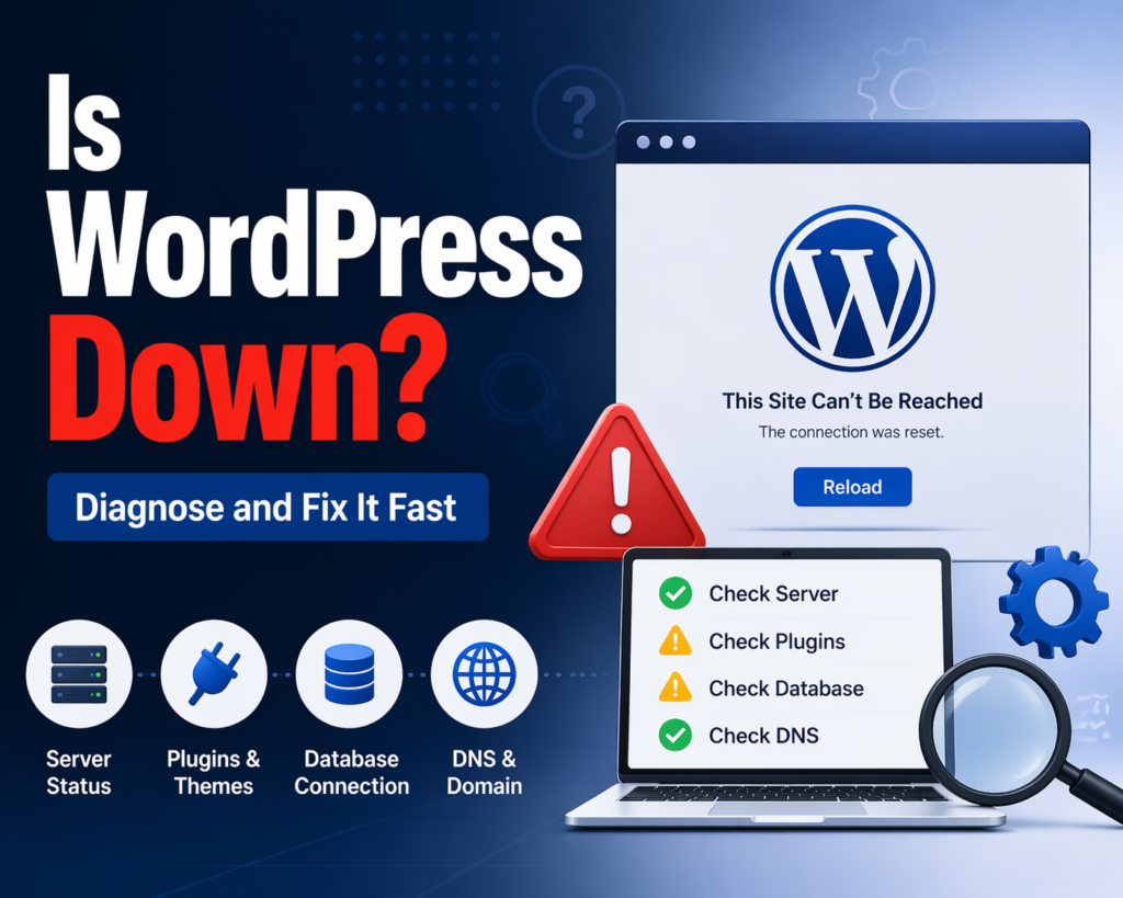 Is WordPress Down? Diagnose and Fix It Fast(2026)