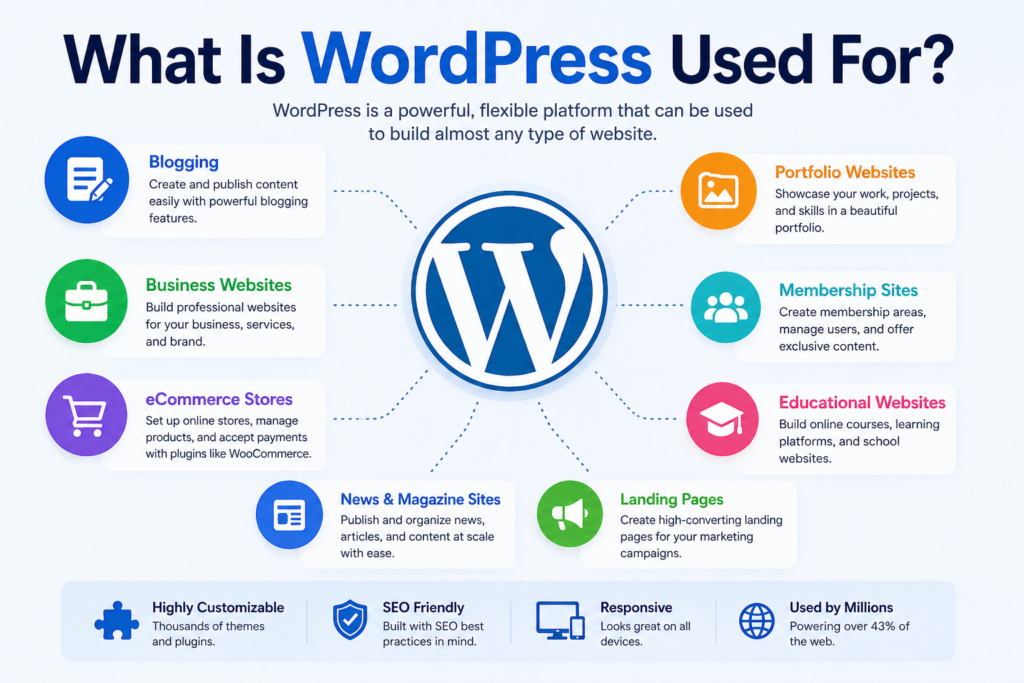 What Is WordPress Used For? Beginner Guide (2026)-What Is WordPress Used For?