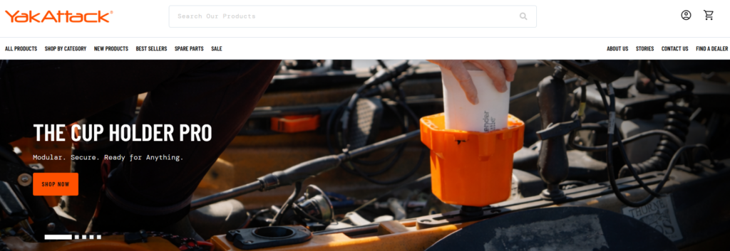 Designing a High-Performance Fishing Gear Store-Homepage Design Strategy-Hero Section Approach