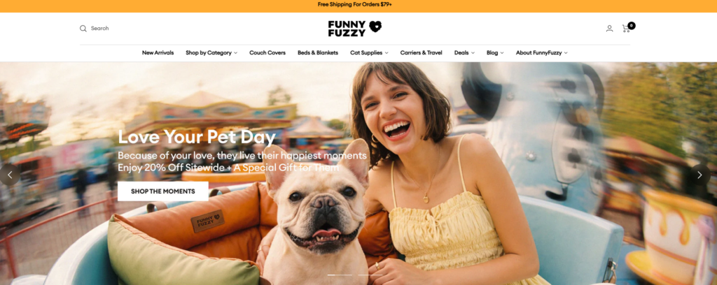 This Shopify Pet Brand Is Crushing Competitors-Homepage Design: The Core Conversion Engine-Hero Section: Immediate Emotional Impact