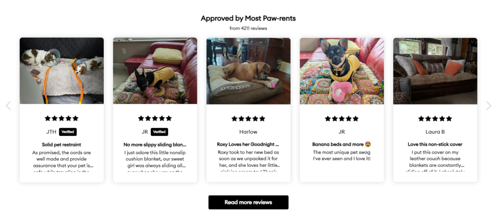 This Shopify Pet Brand Is Crushing Competitors-Homepage Design: The Core Conversion Engine-Trust-Building Elements