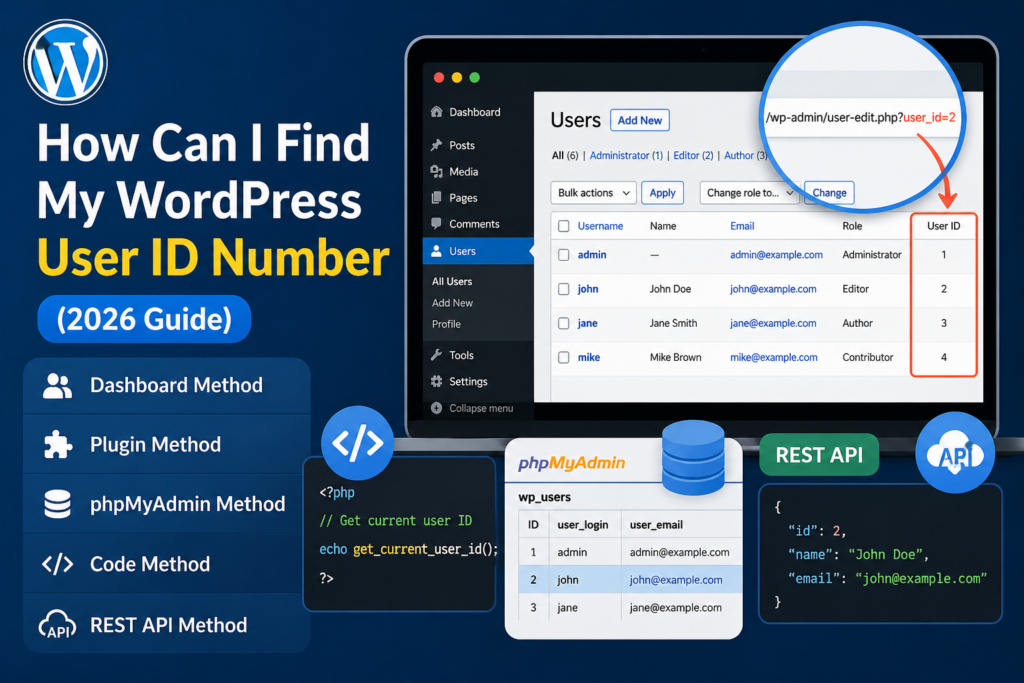 How Can I Find My WordPress User ID Number (2026 Guide)