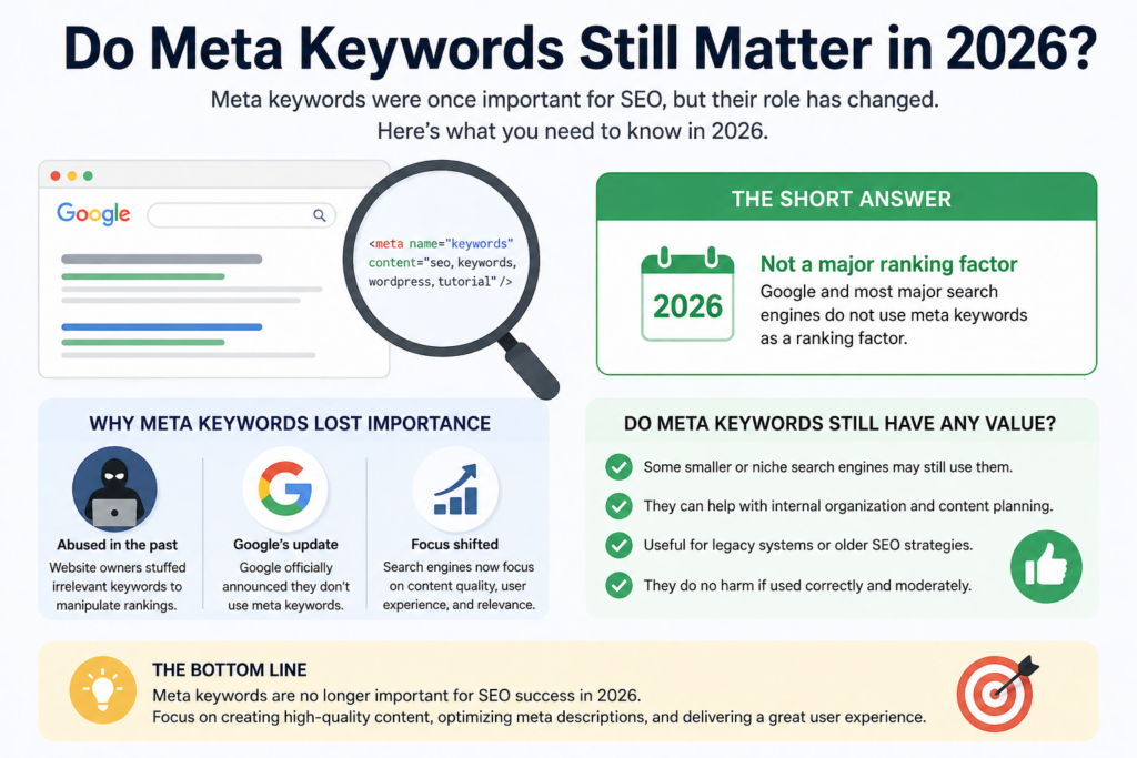 How to Add Meta Keywords in WordPress (2026 Beginner Guide)-Do Meta Keywords Still Matter in 2026?