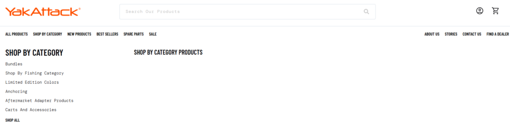 Designing a High-Performance Fishing Gear Store-Homepage Design Strategy-Category Blocks