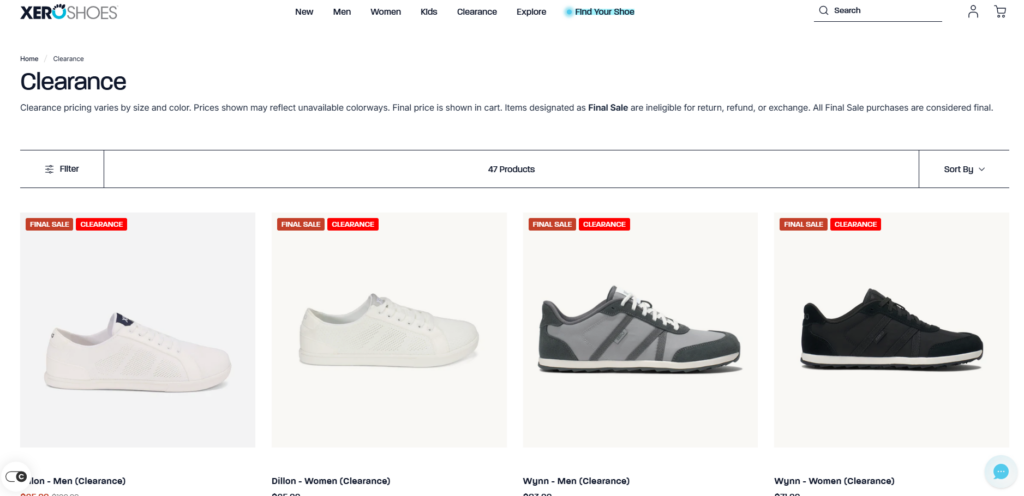 The Shocking Shopify Redesign That Made Xero Shoes Millions-Deep Dive: Beyond the Front Page-Collection Page Strategy: Visual Efficiency