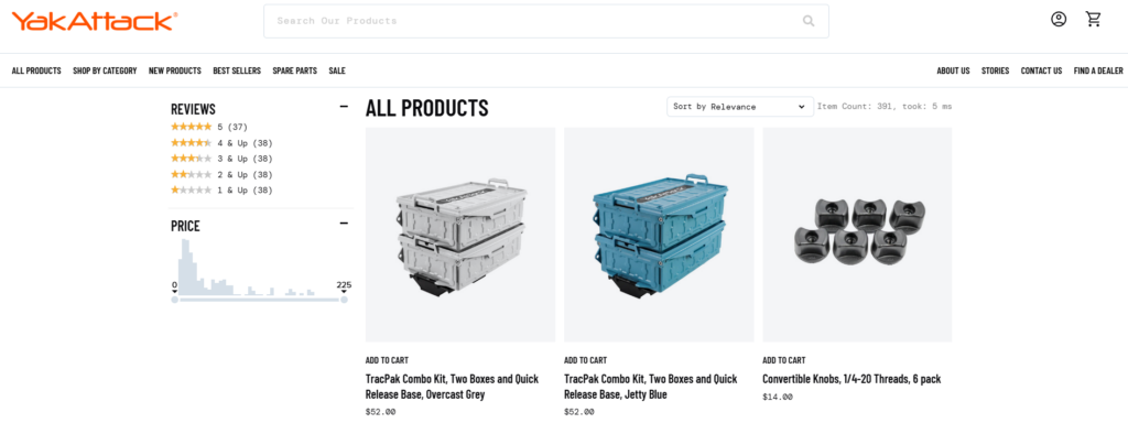 Designing a High-Performance Fishing Gear Store-Collection Page Experience-Visual Consistency Across Listings