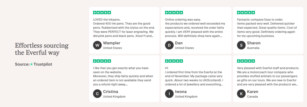 How We Designed the Everful Wholesale Shopify Store-Homepage Design Strategy-Structuring for Clarity and Flow-Trust Signals