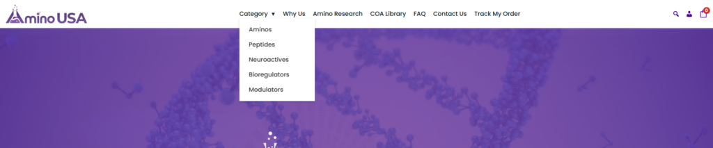 Building a High-Converting WordPress Peptide Website-Our WordPress Website Construction Approach-Structuring Before Designing-Product Category Navigation