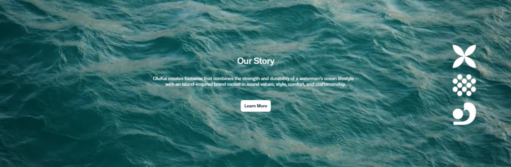 Designing a Premium Shopify Experience for OluKai-Homepage Design Strategy-Storytelling Through Sections-Brand Story Block