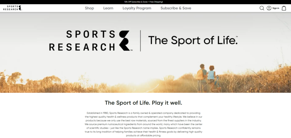 Shopify Supplement Website Design for Better Conversions-Extending Design Beyond the Homepage-About Page