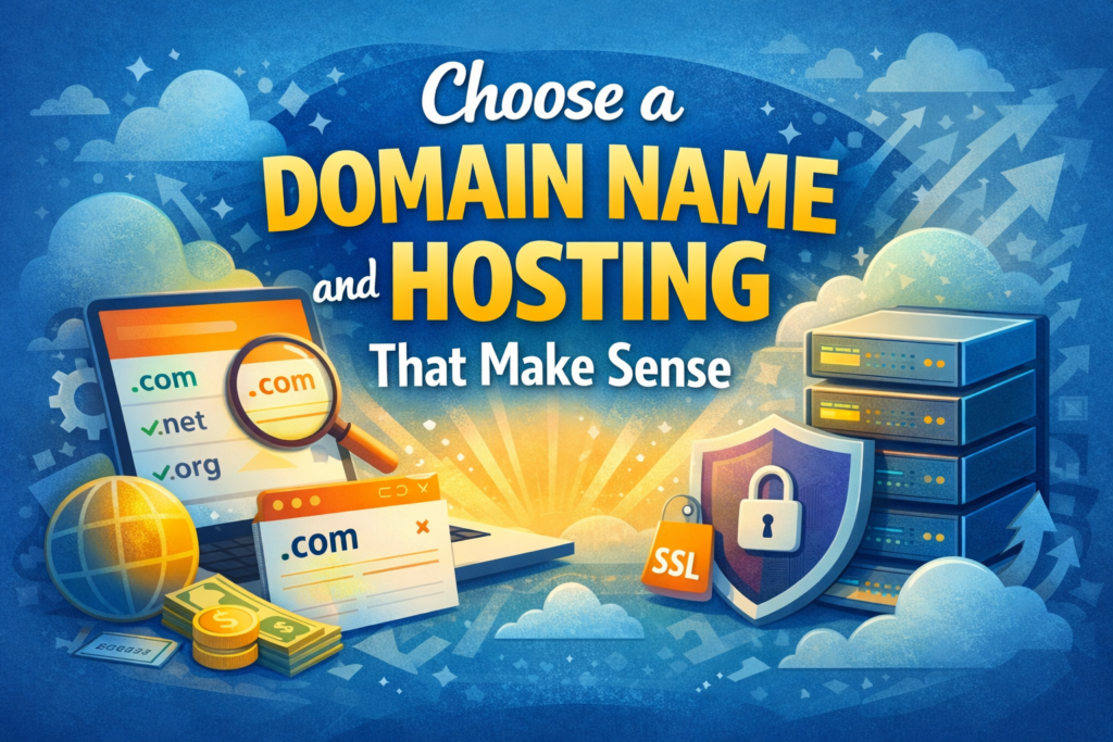 How Do I Create a Website With WordPress?-Choose a Domain Name and Hosting That Make Sense
