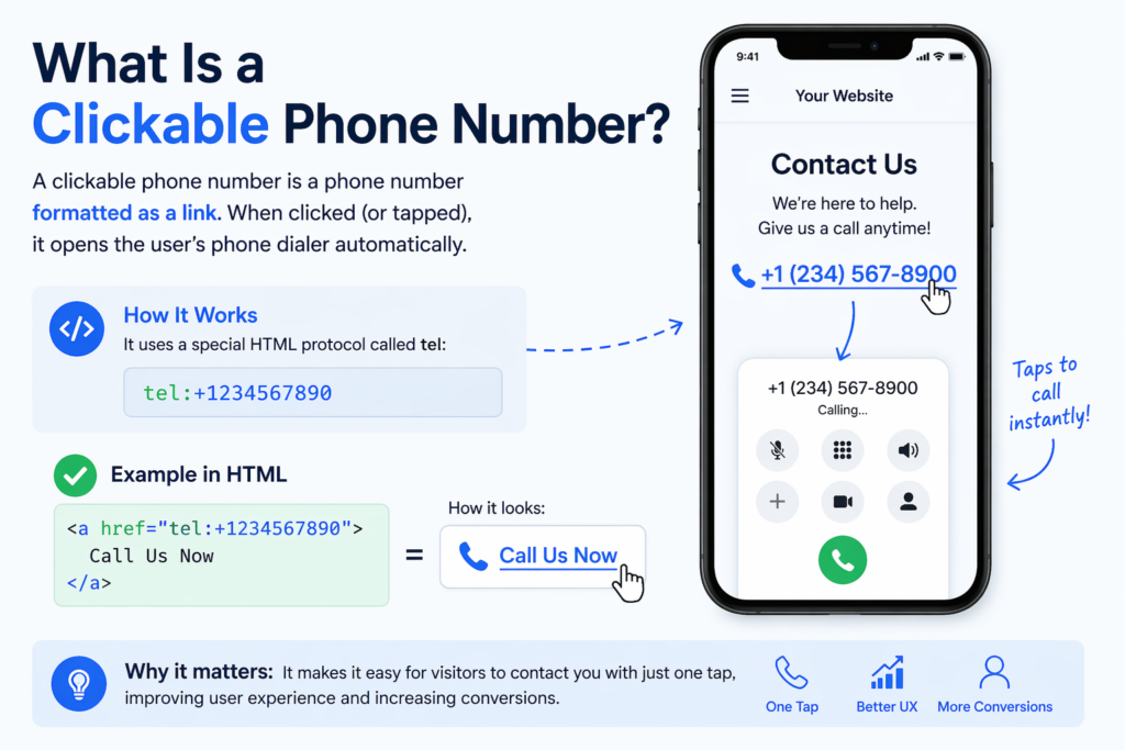 How to Make a Clickable Phone Number in WordPress Easily-What Is a Clickable Phone Number?-how to make a clickable phone number wordpress