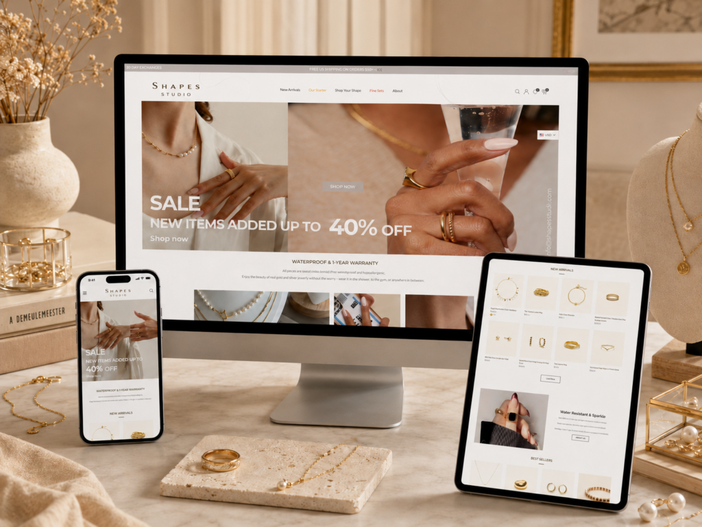 How This Shopify Jewelry Store Instantly Builds Trust
