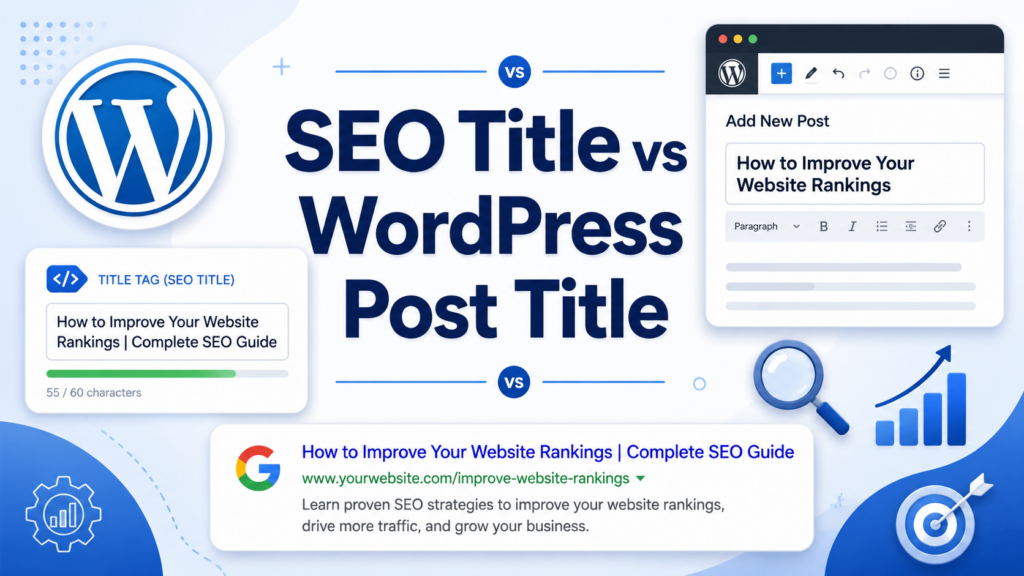 What Is SEO Title in WordPress? A Beginner-Friendly Guide-SEO Title vs WordPress Post Title