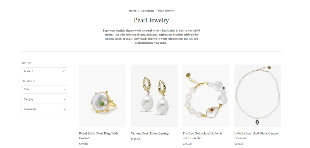This Jewelry Website Makes Luxury Feel Irresistible-Our Design Strategy-Collection Page Design
