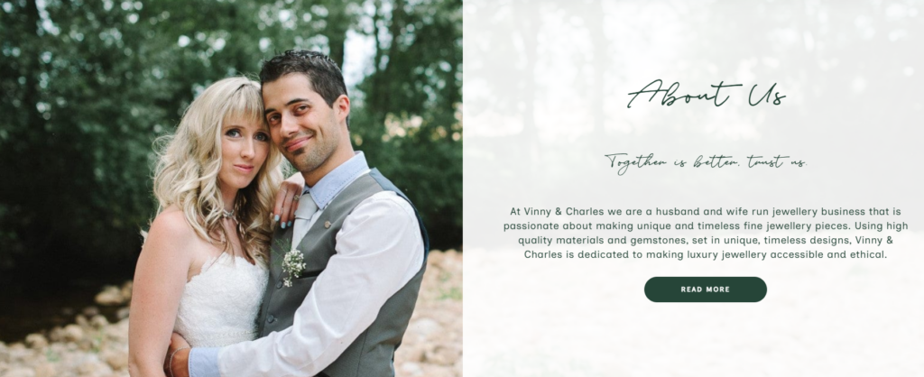 How This Jewelry Website Turns Browsers Into Buyers-Homepage Design Strategy-Brand Story Section