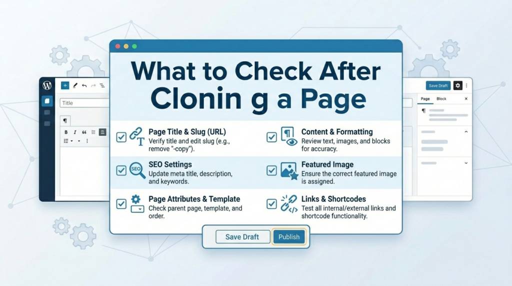 How Do I Clone a Page in WordPress?-What to Check After Cloning a Page