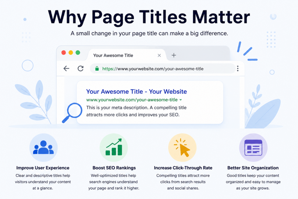 How to Change WordPress Has Page Titles With Elementor-Why Page Titles Matter