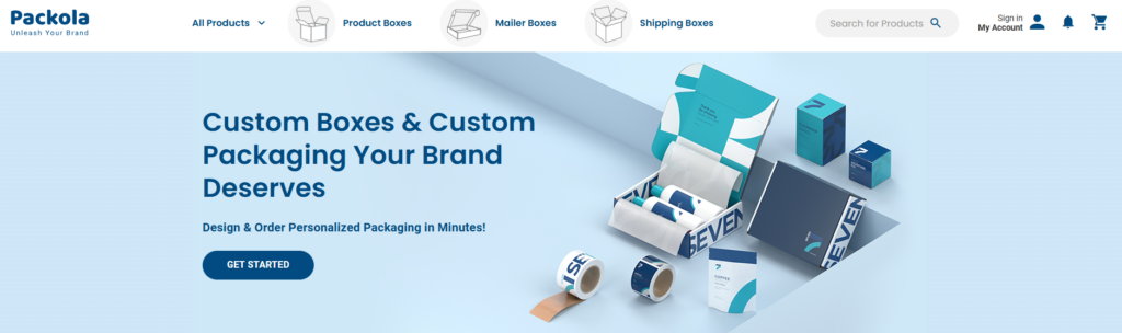 Designing a Packaging Website That Converts and Inspires-Homepage Structure Planning-Hero Section