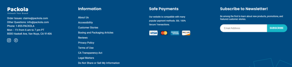 Designing a Packaging Website That Converts and Inspires-Supporting Page Design