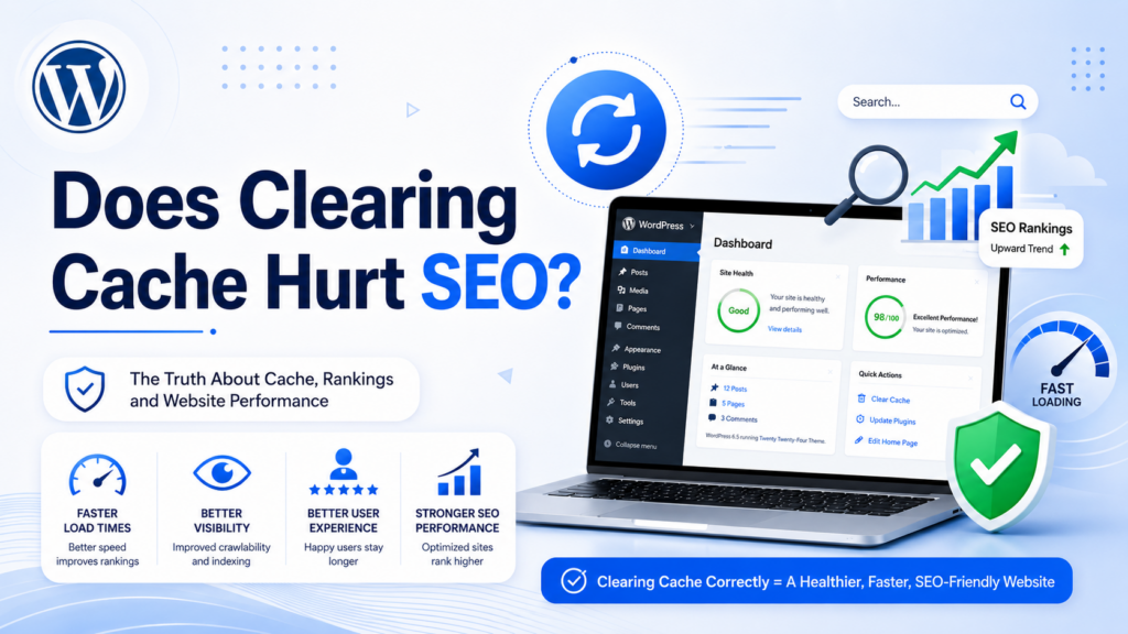 How to Clear WordPress Cache Without Breaking Your Site-Does Clearing Cache Hurt SEO?