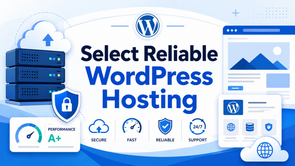 How to Create a Website With WordPress From Scratch-Select Reliable WordPress Hosting