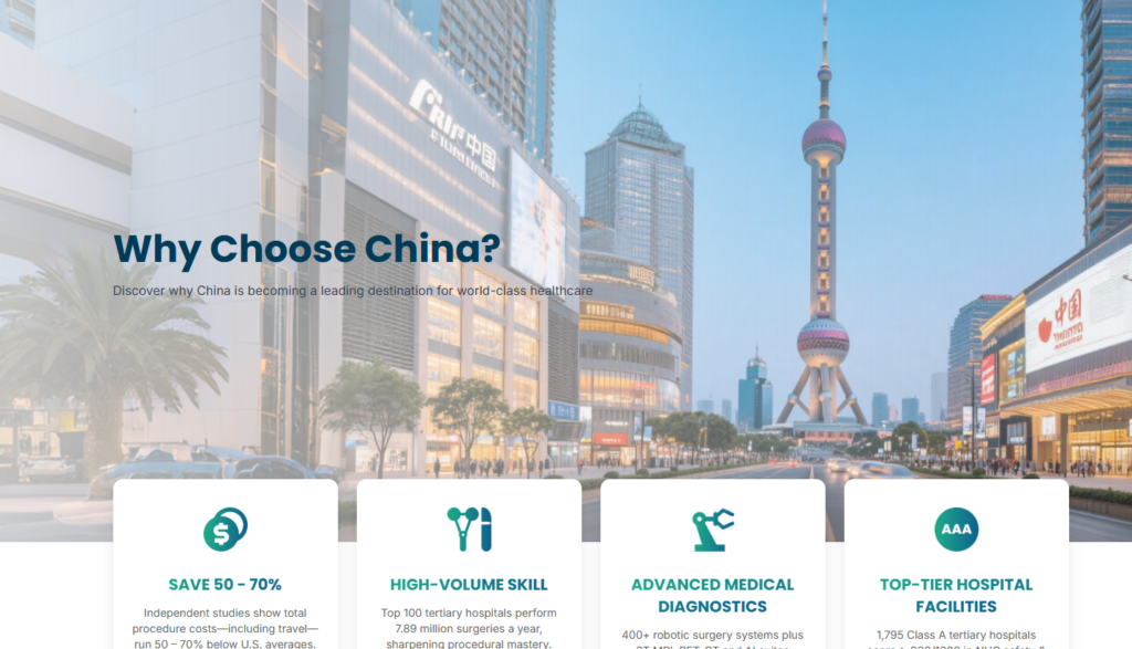 A Medical Tourism Website Built to Win Trust-Supporting Page Design