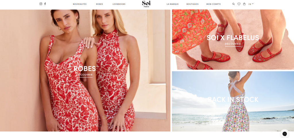 The Shopify Design Tricks Behind a Paris Fashion Brand-Homepage Design Strategy-Hero Section