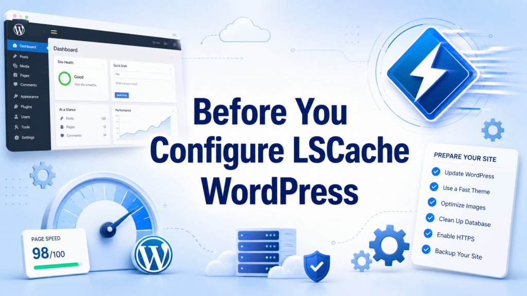 How to Configure LSCache WordPress for Faster Performance-Before You Configure LSCache WordPress