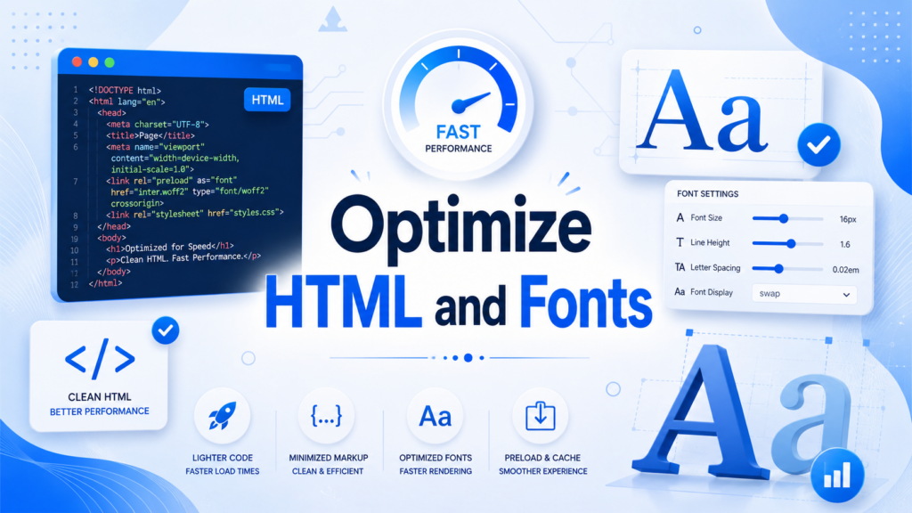 How to Configure LSCache WordPress for Faster Performance-Optimize HTML and Fonts