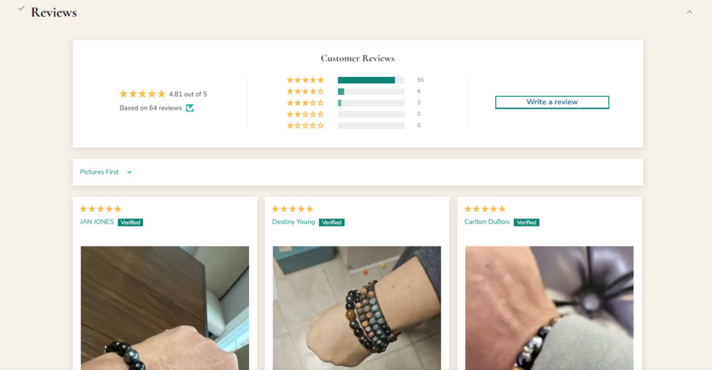 How This Shopify Store Turns Jewelry Into Belief-Product Page Design Approach-Trust and Purchase Support