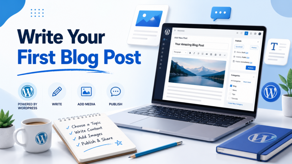 How to Create a Blog on WordPress Without Confusion-Write Your First Blog Post