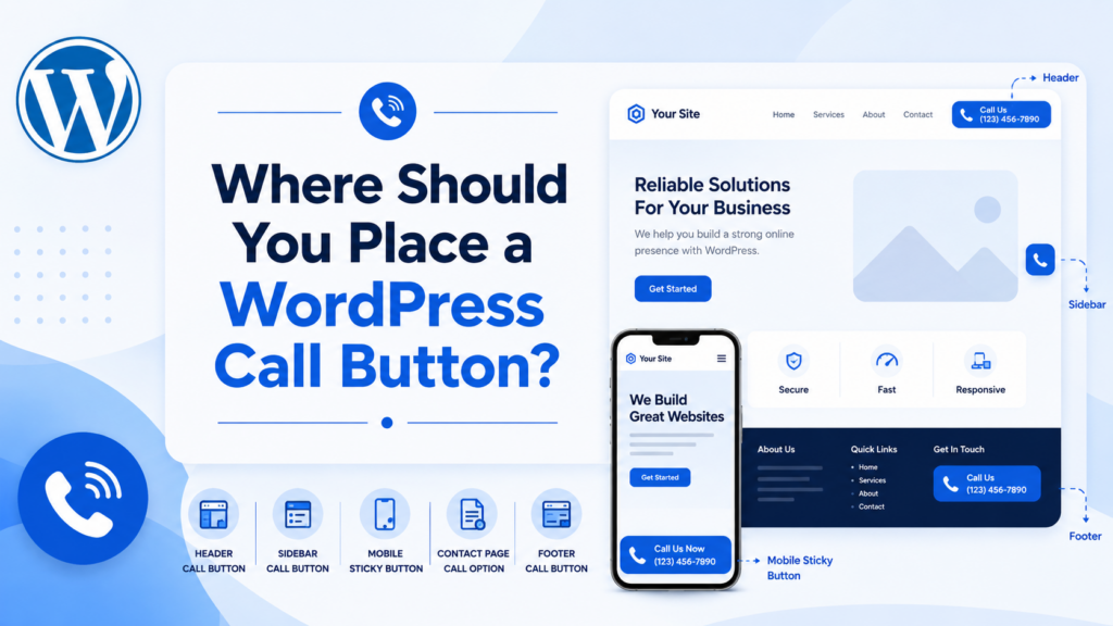 How to Make a Call Button on WordPress Easily-Where Should You Place a WordPress Call Button?