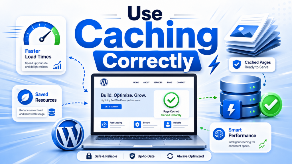 How to Speed Up Your WordPress Site Without Breaking It-Use Caching Correctly