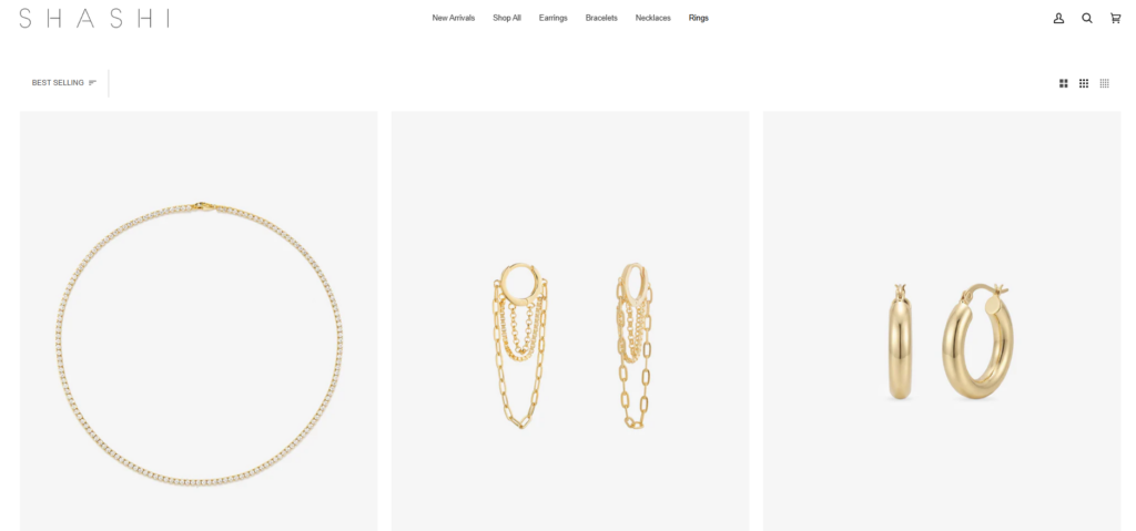 Designing a Luxury Jewelry Shopify Experience-Navigation and Header Design-Keeping the Header Minimal