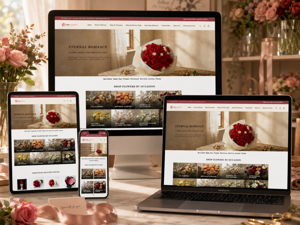 Inside a WordPress Flower Shop That Sells Emotion