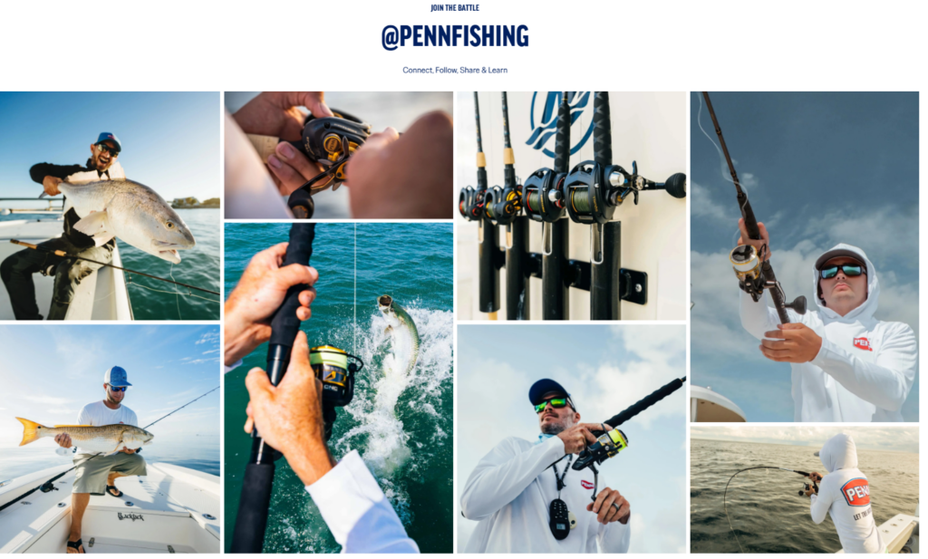 How PENN Builds a Powerful Shopify Fishing Store-Social Gallery That Builds Community Proof