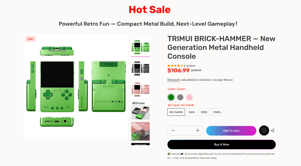 Inside ToRetro’s Retro Gaming Shopify Store Design-Product Detail Page: Building Desire and Purchase Confidence