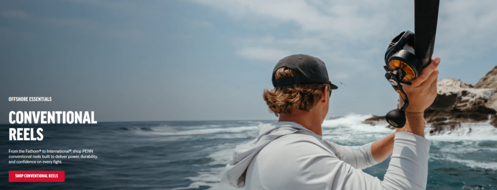 How PENN Builds a Powerful Shopify Fishing Store-Opening With a Bold Offshore Hero