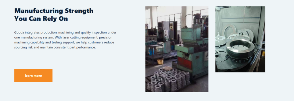Industrial WordPress Website Built for Friction Disc Buyers-Manufacturing Strength: Making Capability Visible