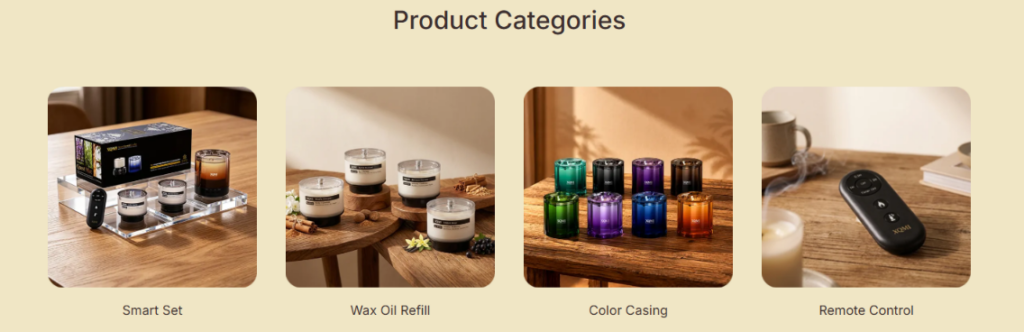 This WordPress Aromatherapy Store Is Breaking Design Rules-Product Categories – Simplifying Cognitive Load