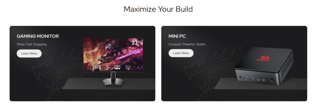 A Shopify Gaming Peripherals Website Built To Win-Build-Oriented Merchandising: Selling a Setup, Not Just Items