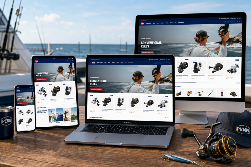 How PENN Builds a Powerful Shopify Fishing Store