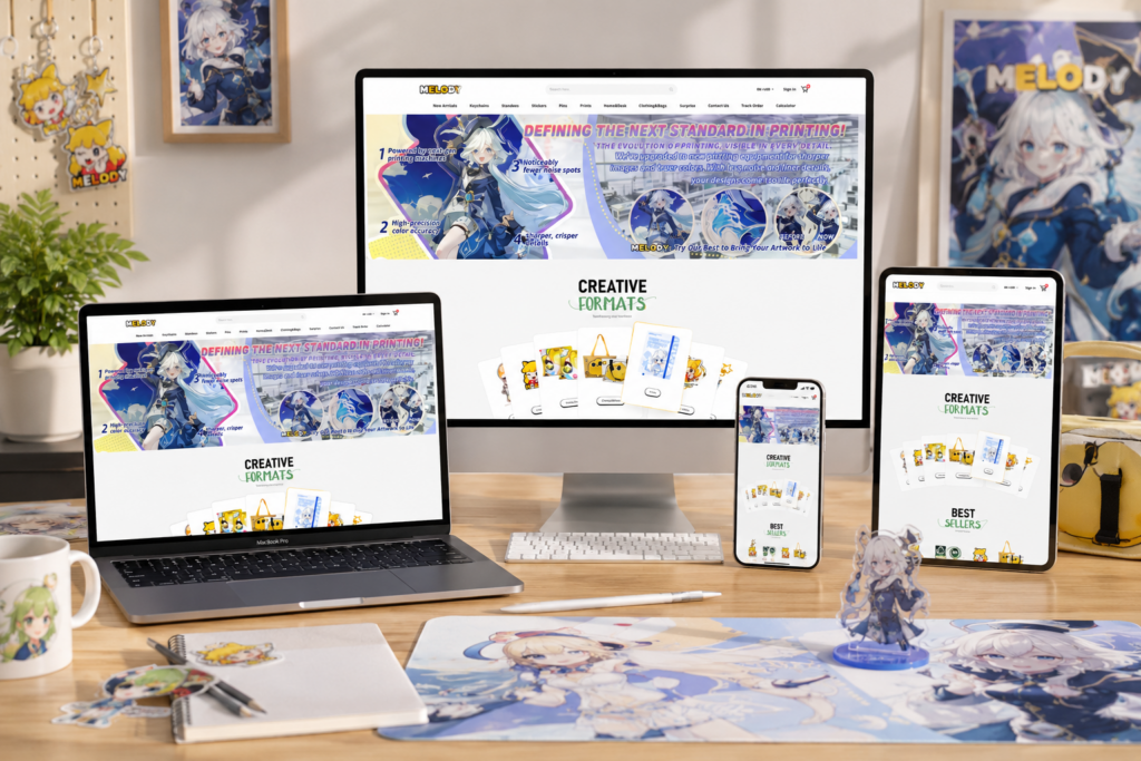 A Shopify Custom Product Store Made For Anime Lovers