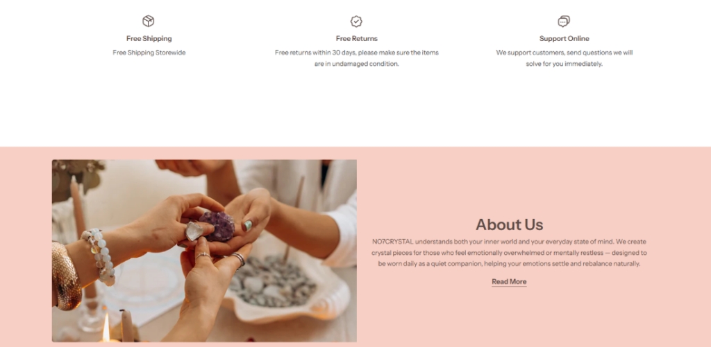 How No7Crystal Turns Crystal Jewelry Into Trust-Service Benefits and About Preview: Connecting Practical Trust With Brand Story