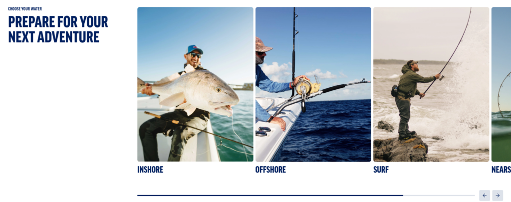 How PENN Builds a Powerful Shopify Fishing Store-Lifestyle Navigation by Fishing Environment