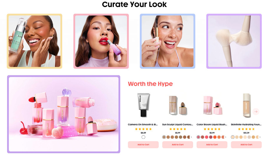 Why SHEGLAM Turns Beauty Into Shopping Stories-Curate Your Look: Guiding Customers Through Visual Categories