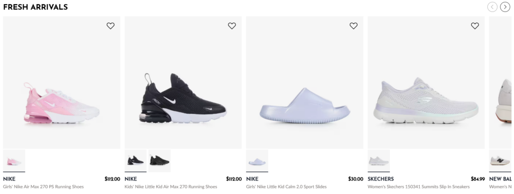 How Shoe Station Designs Footwear Shopping For Conversion-Why “Fresh Arrivals” Keeps New Products Clean