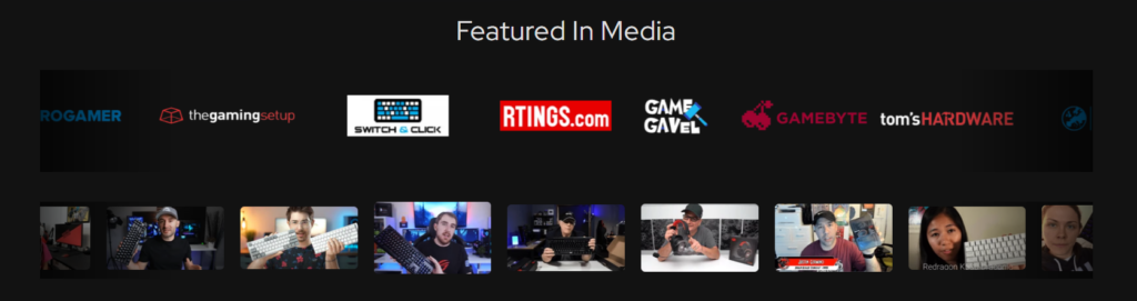 A Shopify Gaming Peripherals Website Built To Win-Media Proof: Building Authority Through Recognition